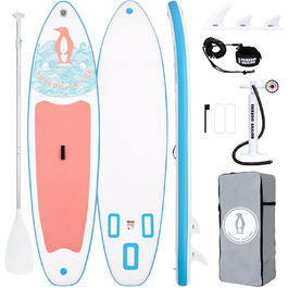 Надувна SUP-дошка Tuxedo Sailor 10'6×33×6 з веслом, плавниками та страхувальним шнуром