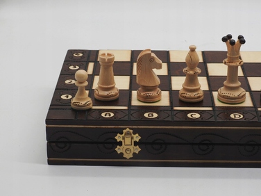 Дерев'яні шахи Consul (KONSUL) оригінальні, коричневі
