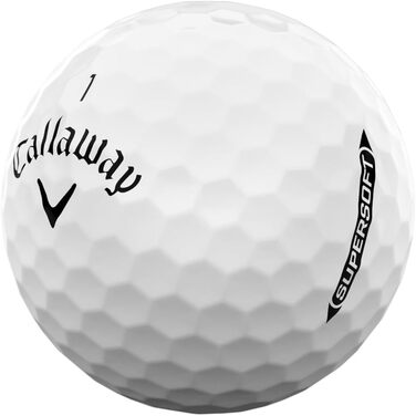 Гольф-м'яч Callaway Supersoft 2025 білий