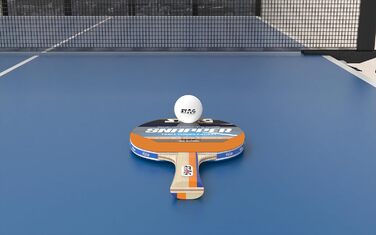 Тенісний стіл-ракетка Stag Iconic Snapper Series (T.T.) | Оранжево-блакитна серія Snapper для тренувань | Яскрава та грайлива