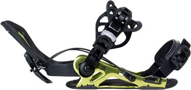 SP Core автоматичні кріплення для сноуборду Flow. Розміри для жінок та чоловіків, колір Gunmetal, фристайл та фрірайд Step On (L 43-45 EU)