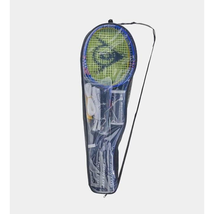 Бадмінтон Dunlop Nitro-Star SSX 1.0, комплект на 4 гравці з сіткою, багатобарвний (Ocean Tides)