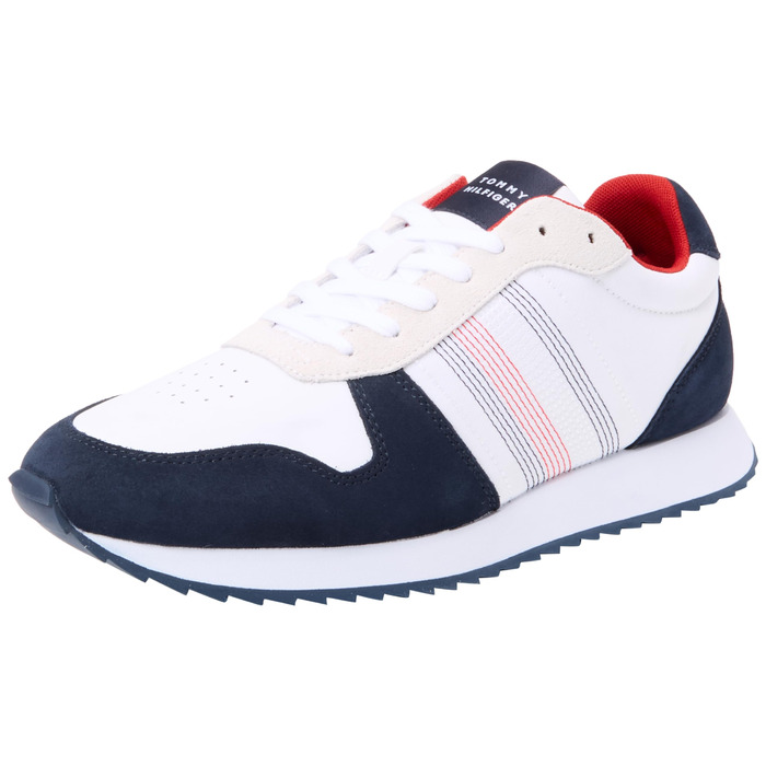 Чоловічі кросівки Tommy Hilfiger Runner Evo Mix Stitch, сині (Desert Sky), розмір 42 EU