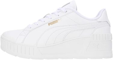 Жіночі футбольні бутси PUMA Karmen Wedge White (40.5 EU, White/White/Gold)