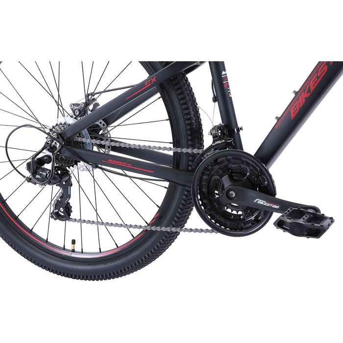 Гірський велосипед BIKESTAR Hardtail алюмінієвий, 21 швидкість Shimano, дискові гальма, 27.5