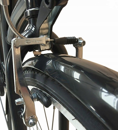 Міський велосипед Dallas Bike, чорний, 28 дюймів, сталевий, 1 швидкість