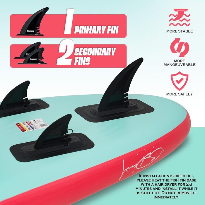 Надувна SUP-дошка FunWater для серфінгу, комплект: весло, насос, рюкзак, страхувальний шнур, водонепроникна сумка, для дорослих, рожева