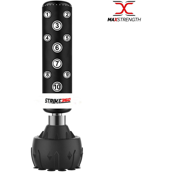 Вільностоячий боксерський мішок Target Heavy Duty для спарингу, ММА, фітнесу та кікбоксингу, з підставкою на присосках (1,2 м, 1,5 м, 1,8 м)