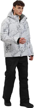 Чоловічий зимовий комбінезон для сноубордингу та катання на лижах. Водонепроникний, вітростійкий, теплий. XL, чорний.
