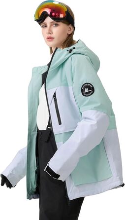 Комплект гірськолижний HOTIAN Daen: куртка та штани, водонепроникний, вітронепроникний, для сноубордингу та лижного спорту (M, 167 GR+WT)
