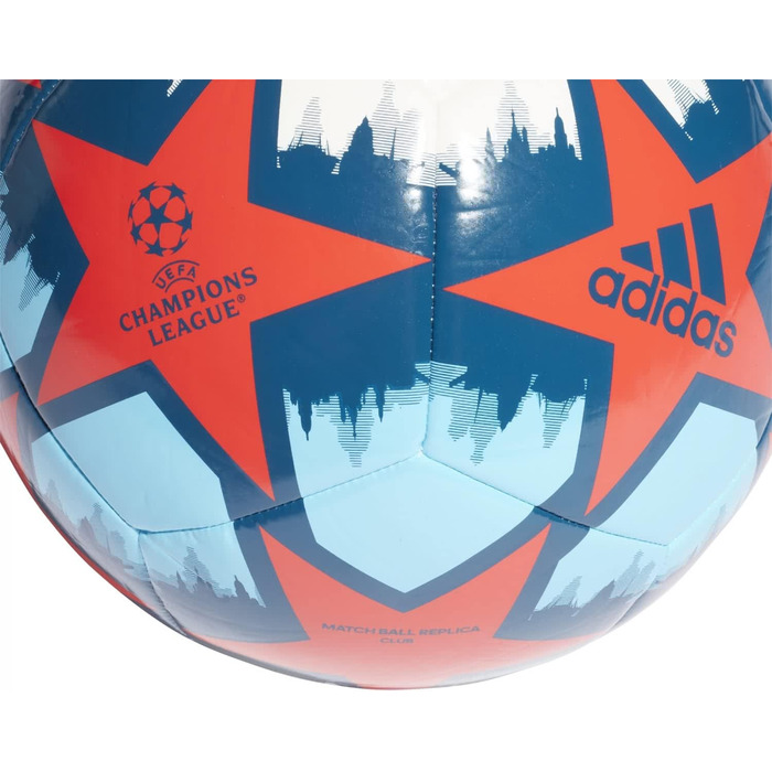 М'яч футбольний Adidas UCL Finale Club St. Petersburg, синій, розмір 5, унісекс