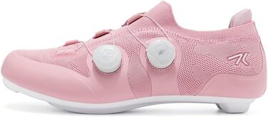 Жіночі велотуфлі для шосейної їзди, сумісні з Peloton Bike, SPD, SPD-SL, Look Delta. Рожевий, 39 EU