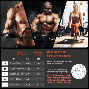 Рукавички для фітнесу Grebarley XL (довгі) для тренувань: силові, бодібілдинг, кросфіт