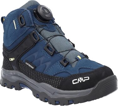 Дитячі трекінгові черевики CMP Kiruna MID FITGO WP Blue Ink-Yellow 40 EU