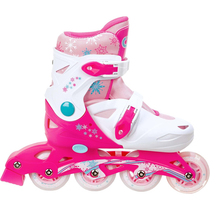 Дитячі ролики Inliner з LED підсвіткою, регульовані (Missy) 35-38 (21см-23,5см)