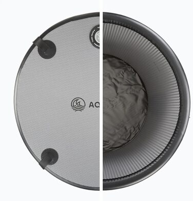 Аквастік BrrFree – Ванна для криотерапії 382л – Криованна для холодної терапії та відновлення – Міцна конструкція Drop-Stitch – Для саду та тераси