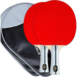 Набір тенісних столів Palio Expert 3.0 з чохлом | ITTF, високопродуктивні ракетки для пінг-понгу для початківців | Набір з 2 ракетками з максимальним обертанням та контролем