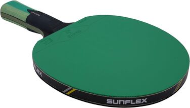 Sunflex Color COMP G50 – професійна ракетка для настільного тенісу, анатомічна ручка, ITTF сертифікований зелений наклад, для змагань та клубів