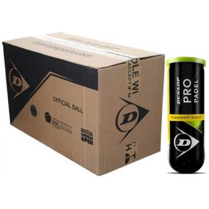 Набір тенісних м'ячів Dunlop Ball Pro Padel (3 x 24) - 72 м'ячі