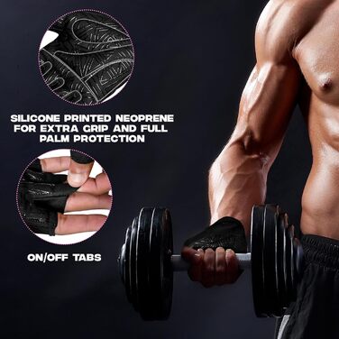 Фитнес-рукавички Westwood Fox для жінок та чоловіків: дихаючі рукавички для важкої атлетики, фітнесу, велоспорту та тренувань з товстою підкладкою та захистом долоні, рожеві, розмір M