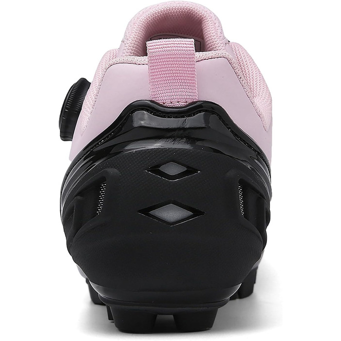 NGARY Велосипедні черевики MTB для жінок, дихаючі черевики для гірського велосипеда, сумісні з SPD 2 болти з клітами, черевики для велоспорту на відкритому повітрі, розмір 40 EU