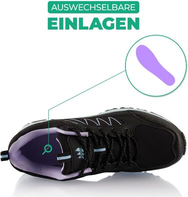 Черевики для туризму та трекінгу Softshell, жіночі та чоловічі, чорно-білі (39 EU)