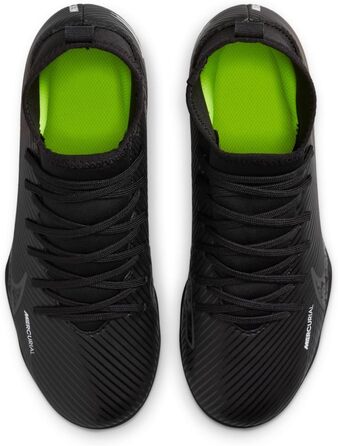 Дитячі футбольні кросівки Nike Superfly 9 Club FG/MG, 38 EU, чорний/сірий/білий/жовтий