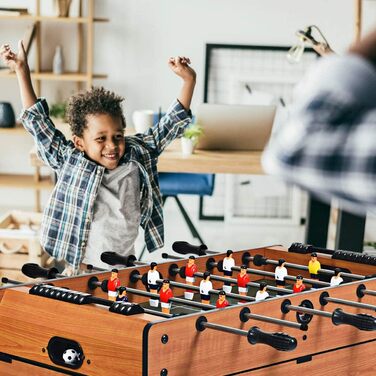 DREAMADE 4-в-1 міні-ігровий стіл: футбол, хокей, більярд, теніс. Ідеально для дітей та дорослих