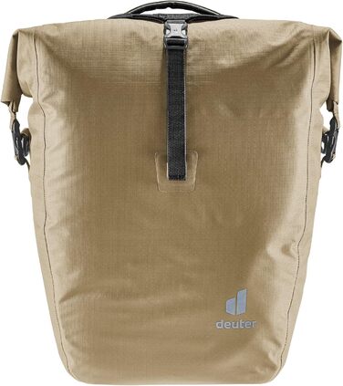 Велосипедна водонепроникна сумка на багажник Deuter Weybridge 25+5 л, бежевого кольору