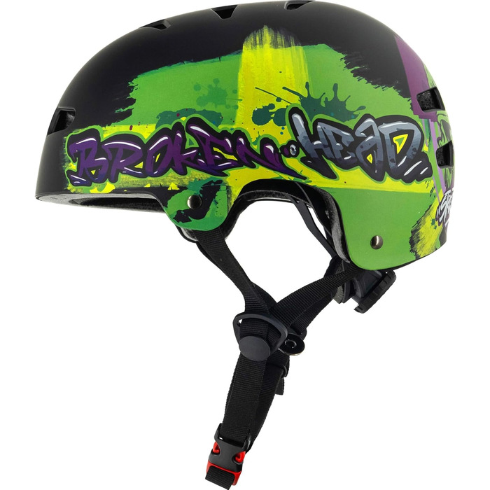 Шолом Broken Head для скейтборду, велосипеда, MTB, BMX, регульований розмір