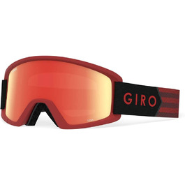 Чоловічі лижні окуляри GIRO SEMI, темно-червоні, розмір M