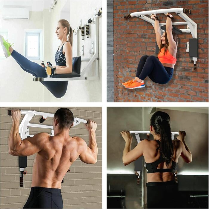 Кільцева штанга для підтягувань на стіну MAXSTRENGTH, турнік для дому, фітнес-обладнання