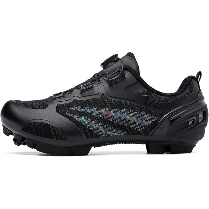 Жіночі велотуфлі для MTB, Mountainbike, сумісні з SPD, дихаючі, чорні (41 EU)