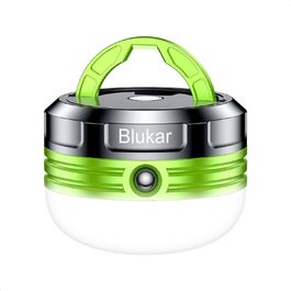LED кемпінговий ліхтар Blukar: портативна ручна лампа з магнітом, 3 режими світла, водонепроникна для кемпінгу, походів та надзвичайних ситуацій