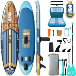 Надувне SUP-борд Niphean з сидінням та аксесуарами, 320 см, для 2 осіб, 200 кг, Bluewood Surge