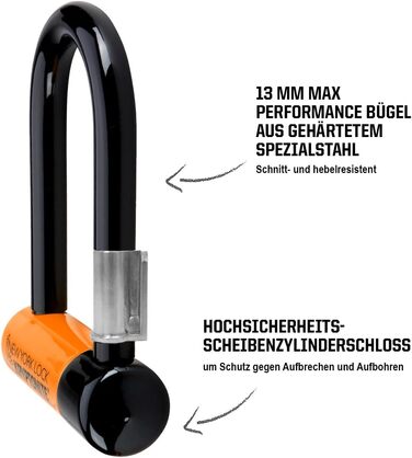 Замок велосипедний Kryptonite Evolution Mini-5, рівень захисту 7/10, з кріпленням, 3 ключі (8x14 см)