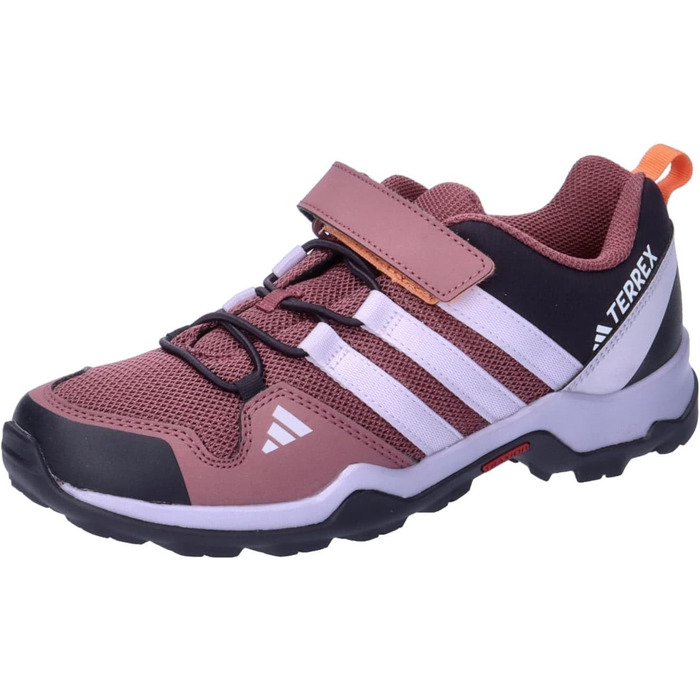 Дитячі трекінгові черевики Adidas Terrex Ax2r для піших прогулянок, Quiet Crimson Silver Dawn Amber Tint (36 2/3 EU)