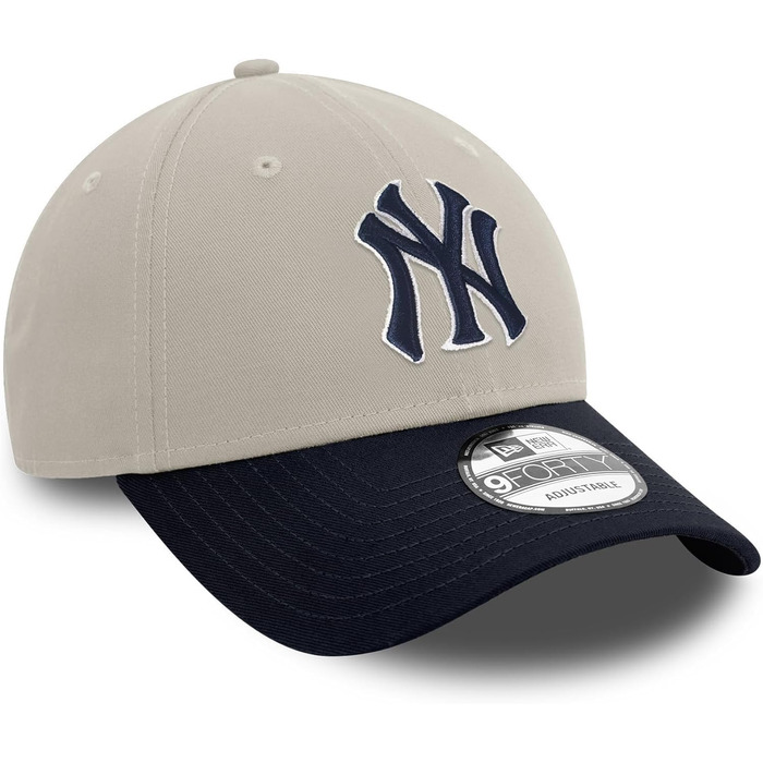 Кепка New Era New York Yankees MLB League Essential 9Forty Чорно-червона, Регульований розмір