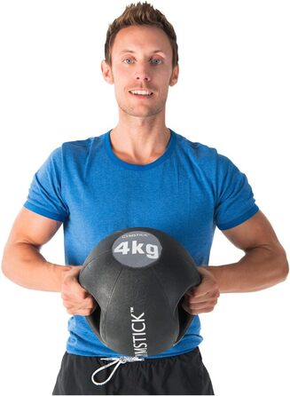 Медичний м'яч з ручками Gymstick 4 кг, 25 см, різнокольоровий