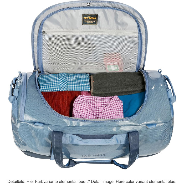 Сумка-рюкзак Tatonka Barrel 65 л, чорна, водонепроникна, з замком