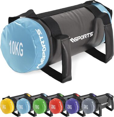 MSPORTS Power Bag Premium 5-30 кг: Фітнес-мішок для функціональних тренувань, вага 5-30 кг