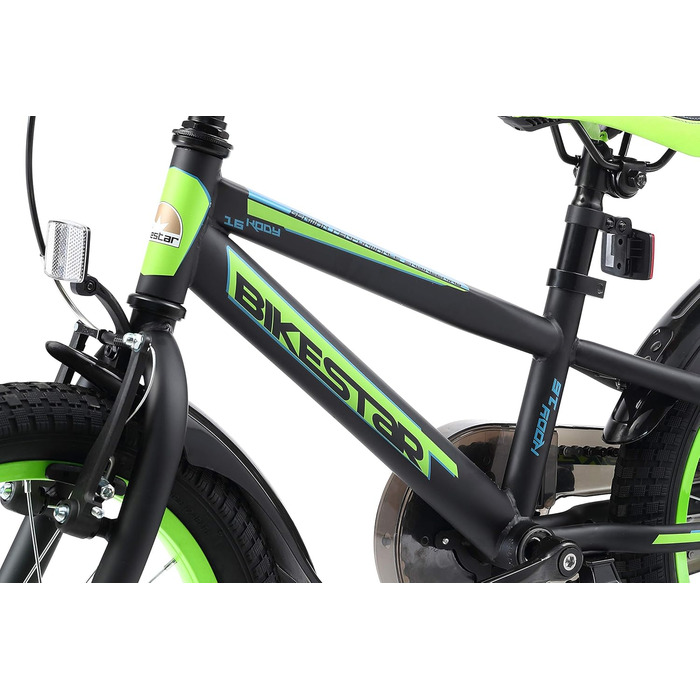 Дитячий велосипед BIKESTAR 16 дюймів для дівчаток і хлопчиків від 4-5 років, гірський велосипед, тестування без ризику