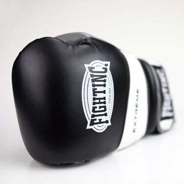 Боксерські рукавички Fightinc Extreme 10oz чорні/білі – для боксу, кікбоксингу, муай-тай, ММА, єдиноборств