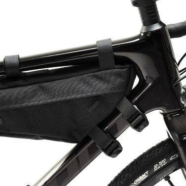 PACK2RIDE Mira — водонепроникна велосипедна сумка з міцної Cordura для байкпакінгу та подорожей, чорна