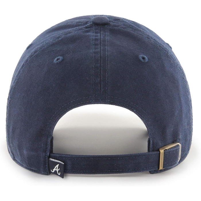 Кепка бейсболка 47 Brand RGW01 Clean Up Strapback Atlanta Braves темно-синього кольору, 55-62