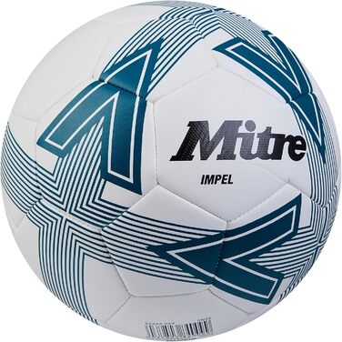 М'яч для футболу Mitre Impel L30P White/Pitch Green/Black - професійний, зносостійкий, без насоса