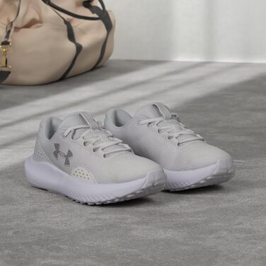 Жіночі кросівки Under Armour Charged Surge 4 White Distant Gray Metallic Silver, розмір 39 EU