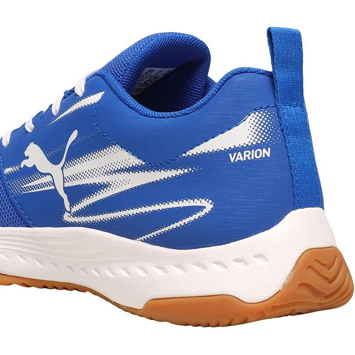 Дитячі кросівки Puma Varion Li Jr для залу (Indoor Court Shoe) — Синій/Білий, 35 EU