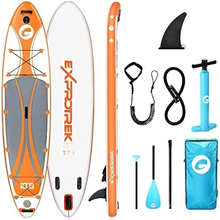SUP-дошка Exprotrek для сапсерфінгу, надувна, Stand Up Paddle Board