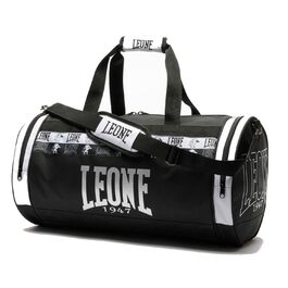 Спортивна сумка Leone 1947 Iconic чорна — універсальна сумка для тренувань, фітнесу, єдиноборств та подорожей